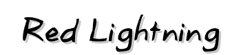 Red-Lightning font